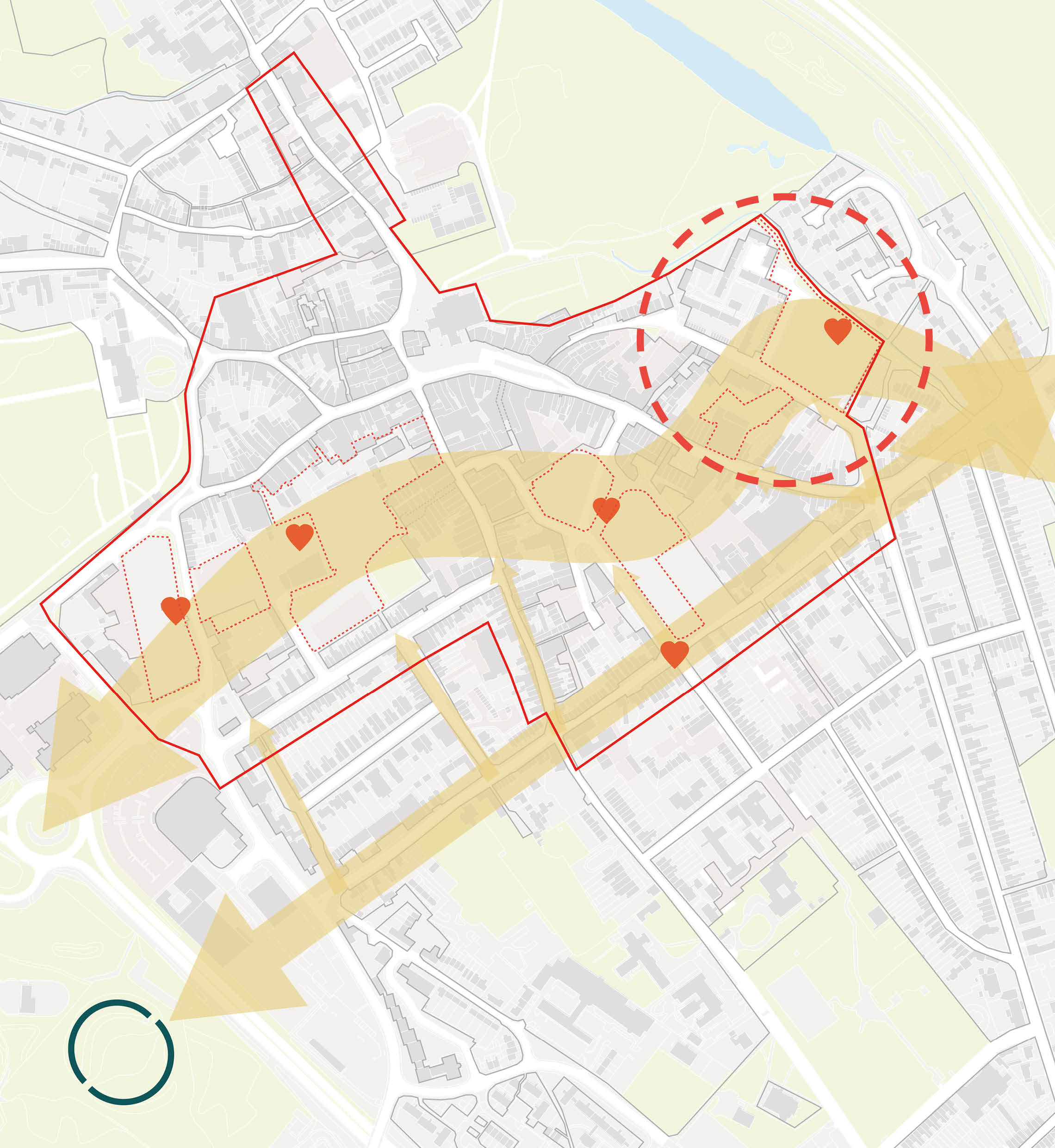 Map of dyer street and waterloo