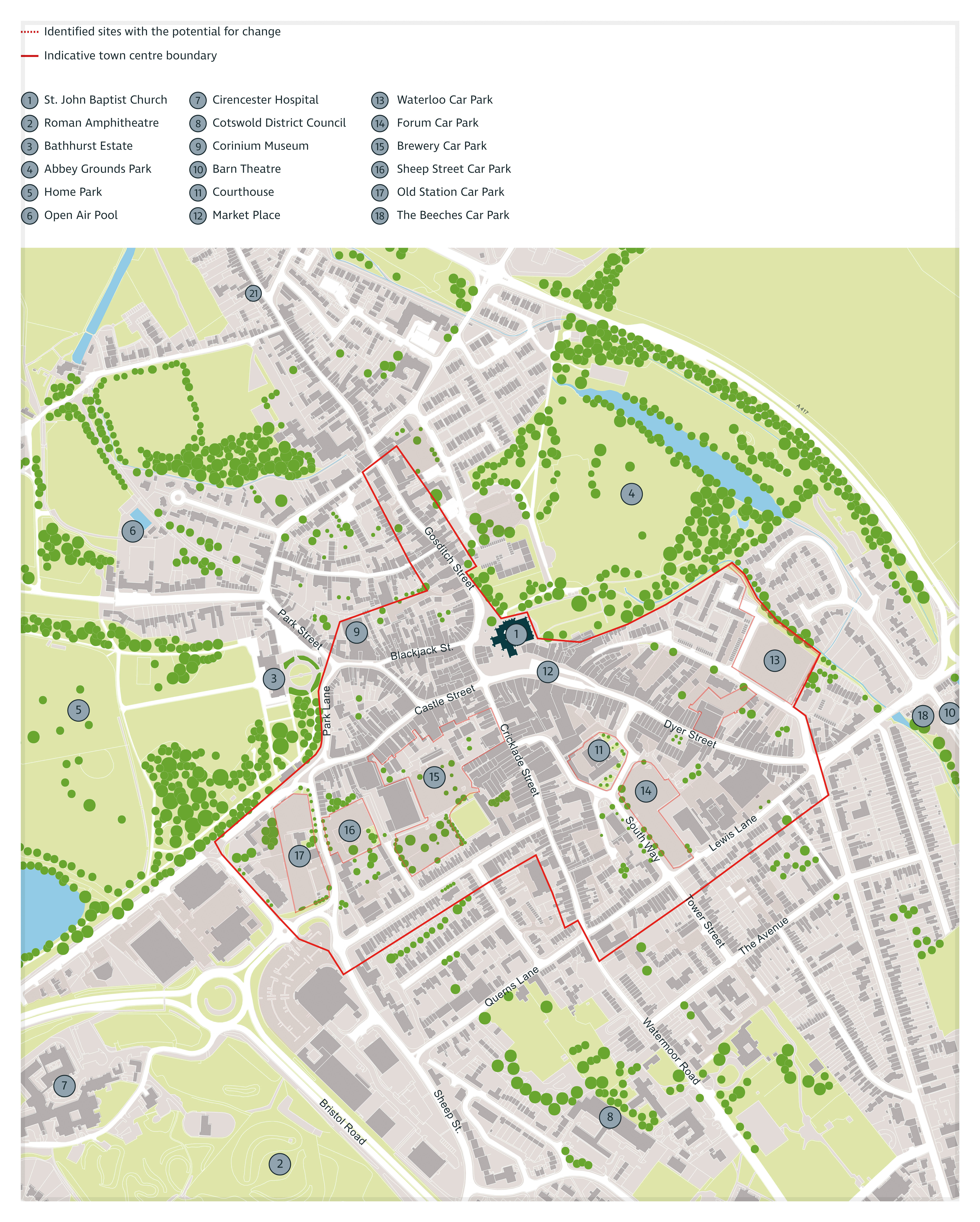 Town Centre Map